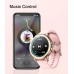 Smart Watch for Women Men,Fitness Tracker with Heart Rate,Blood Pressure,Blood Oxygen,IP67 Waterproof Pedometer Smartwatch with Sleep Tracker,Steps,Music,Weather Forecast for Android iPhone(Pink)
