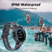 Smart Watch for Men Women, 1.54 inch Full Touch Screen Smartwatches IP67 Waterproof Fitness Tracker with Sleep Heart Rate Monitor Step Calorie Counter Smartwatch for Android iOS Phones (Black)