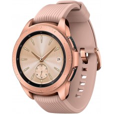 Samsung Galaxy Watch (42mm) Smartwatch (Bluetooth) Android/iOS Compatible -SM-R810 Intenational Version -No Warranty  (Rose Gold) (Renewed)