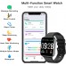 Smart Watch, 1.69&#39;&#39; Smartwatch for Android Phones and iOS Phones Compatible with iPhone Samsung, IP68 Waterproof Fitness Tracker with Heart Rate and Sleep Monitor Smart Watches for Men Women