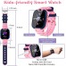 Kids Smart Watch for Boys Girls Kids Smartwatch with Call SOS 14 Games Camera Video Player Music Player Torch Light Calculator 12/24 hr Touch Screen Children Smart Watch for Kids Age 4-12 (Pink)