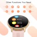 Smart Watch, AGPTEK Smartwatch for Men Women IP68 Waterproof Activity Tracker with Full Touch Color Screen Heart Rate Monitor Pedometer Sleep Monitor for Android and iOS Phones, Blue, LW11