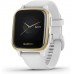 Garmin Venu Sq, GPS Smartwatch with Bright Touchscreen Display, Up to 6 Days of Battery Life, Light Gold and White