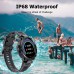 Smart Watch for Men Women, 1.54 inch Full Touch Screen Smartwatches IP67 Waterproof Fitness Tracker with Sleep Heart Rate Monitor Step Calorie Counter Smartwatch for Android iOS Phones (Black)