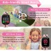 Kids Smart Watch for Boys Girls - Kids Smartwatch with Call 7 Games Music Player Camera SOS Alarm Clock Calculator 12/24 hr Touch Screen Children Wrist Watch for Kids Age 4-12 Birthday Gifts (Pink)