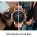 Moto 360 3rd Gen 2020 - Wear OS by Google - The Luxury Stainless Steel Smartwatch with Included Interchangeable Genuine Leather and High-Impact Sports Bands